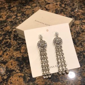 Banana Republic Fringe Chandelier Clear Crystal (BRAND SPANKING NEWW)